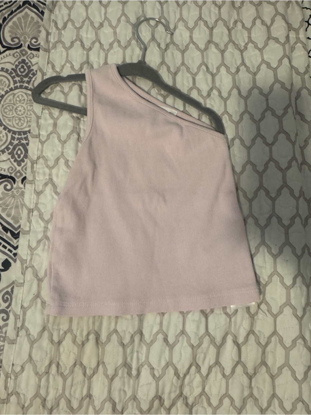 Mango Girls One-Shoulder Ribbed Tank Top - Picture 6 of 7